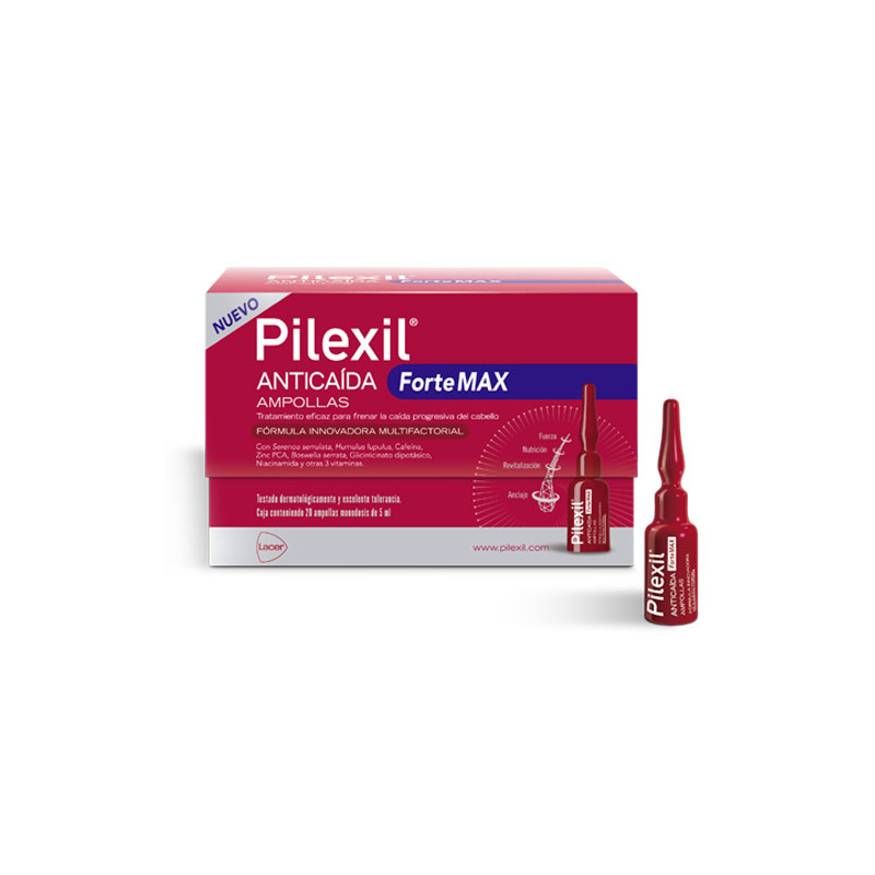 Pilexil Anticaida Forte Max Ampollas 20Uds
