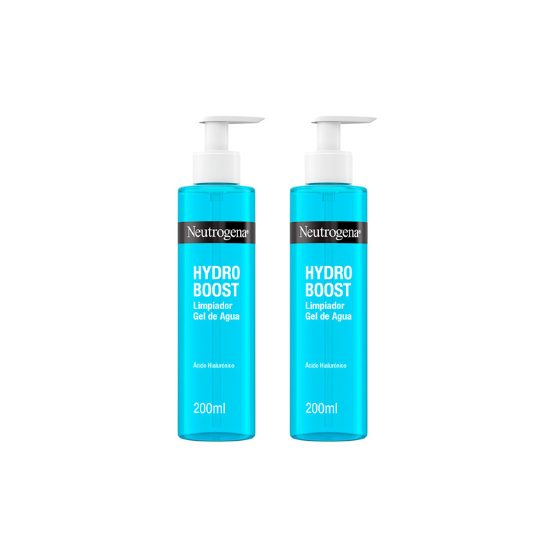 Neutrogena Hydro Boost Limpiador Gel de Agua Duplo 2x200ml