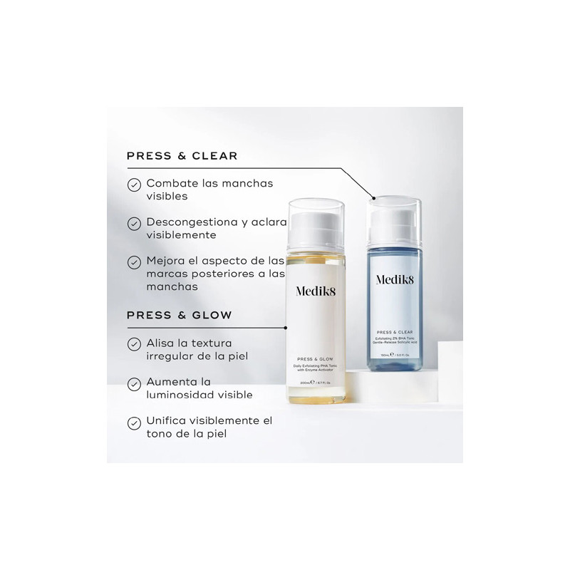 Medik8 Press Glow Tonico Exfoliante Recarga 200ml