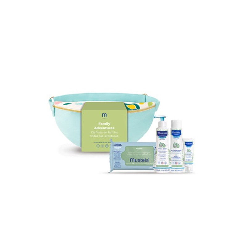 Mustela Riñonera Banana Family Adventures Azul 4 Productos