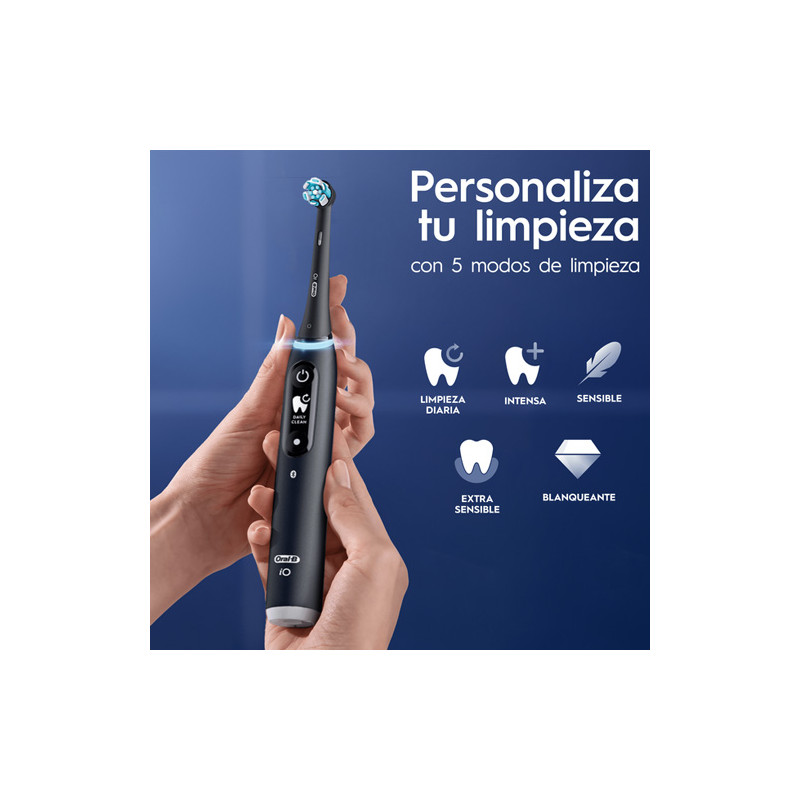 Oral-B iO6 Cepillo Dental Electrico Negro + 4 Recambios
