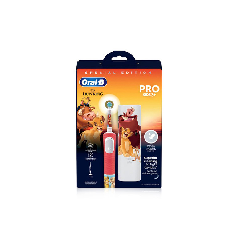 Oral-B Pro Kids 3+ Cepillo Dental Electrico el Rey Leon