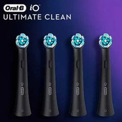 Oral-B iO Recambio Cepillo Electrico Ultimate Clean Negro 4Uds