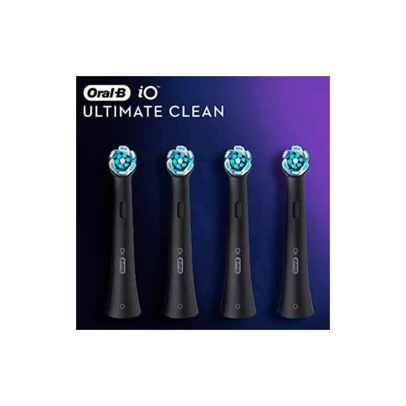 Oral-B iO Recambio Cepillo Electrico Ultimate Clean Negro 4Uds