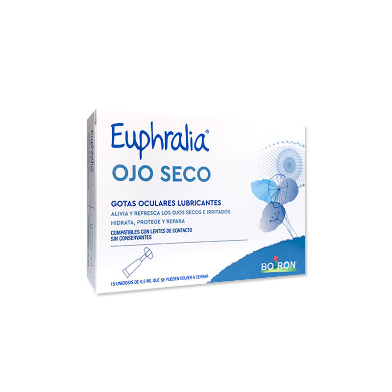 Boiron Euphralia Ojo Seco Gotas Oculares Lubricantes 15Uds