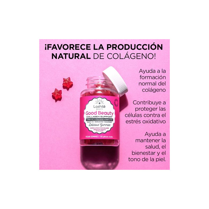 Lashile Good Beauty Collagen Support 60 Gominolas