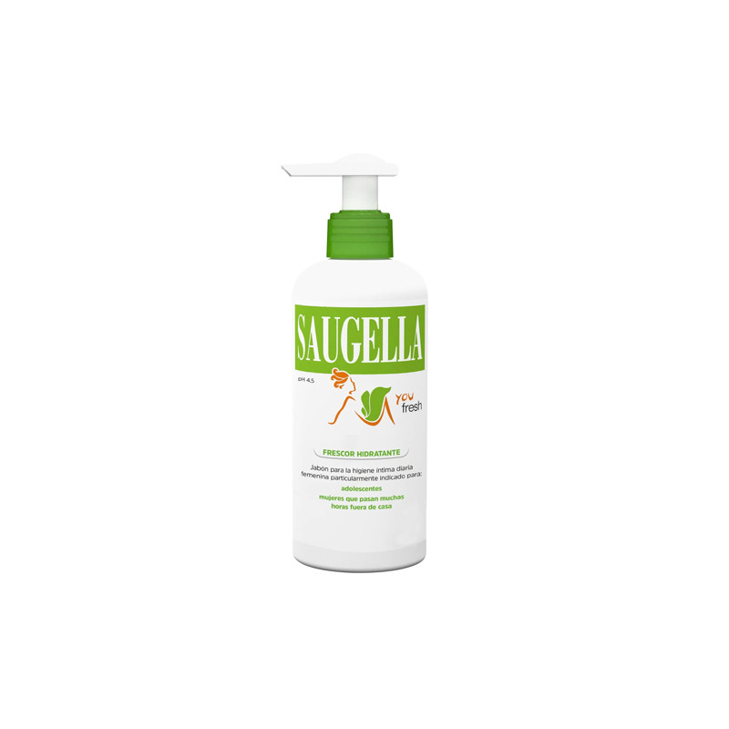 Saugella You Fresh Frescor Hidratante Jabon Intimo 200ml
