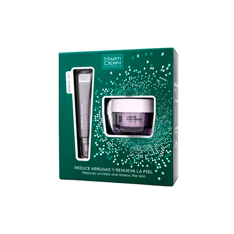 Martiderm Amatist Crema Noche 50ml + Shots Retinol Renew 20ml