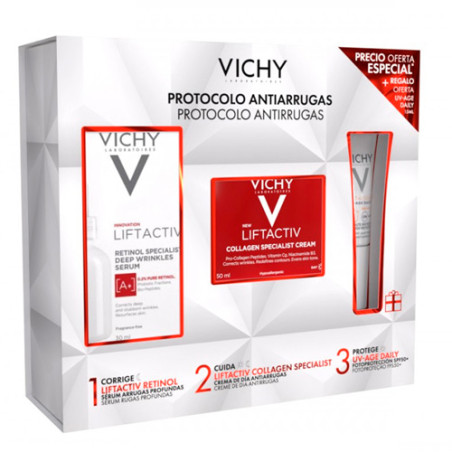Vichy Liftactiv Retinol Serum 30ml + Crema 50ml + UV-Age 15ml