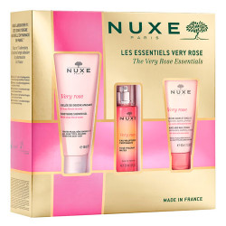 Nuxe Very Rose Gel Ducha 100ml + Agua Perf 30ml + Cr Manos 50ml