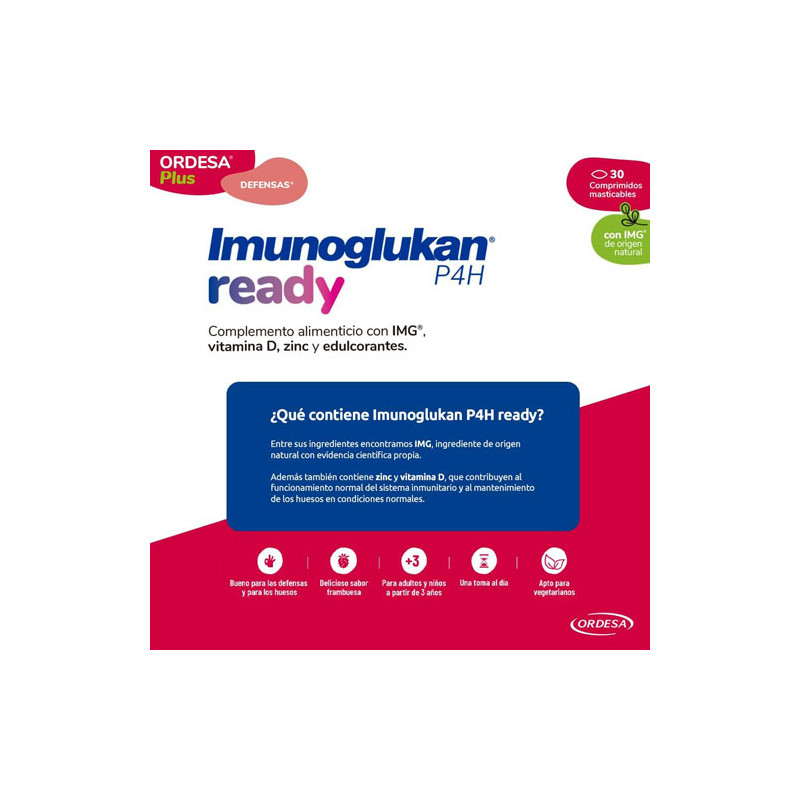 Imunoglukan P4H Ready 30Comp Masticables