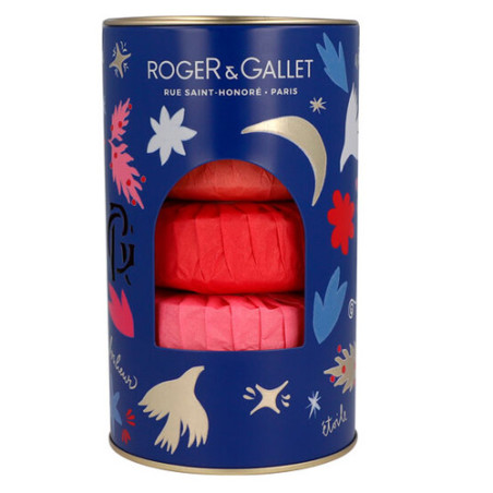 Roger Gallet Cofre Jabones Gingembre ,Fleur Figuier, Rose 3x100gr