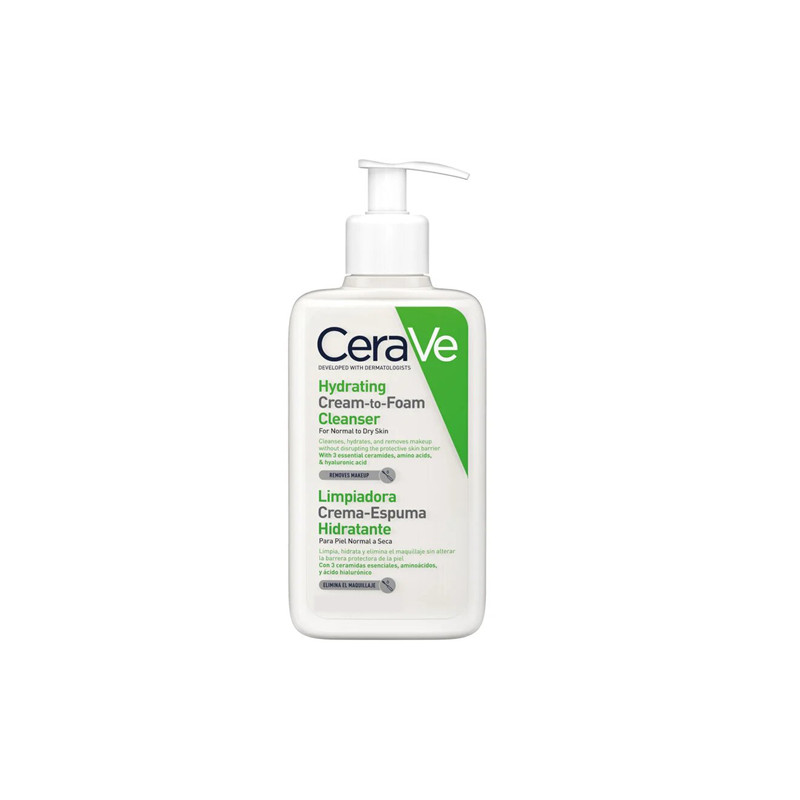 Cerave Crema Espuma Limpiadora Hidratante 473ml
