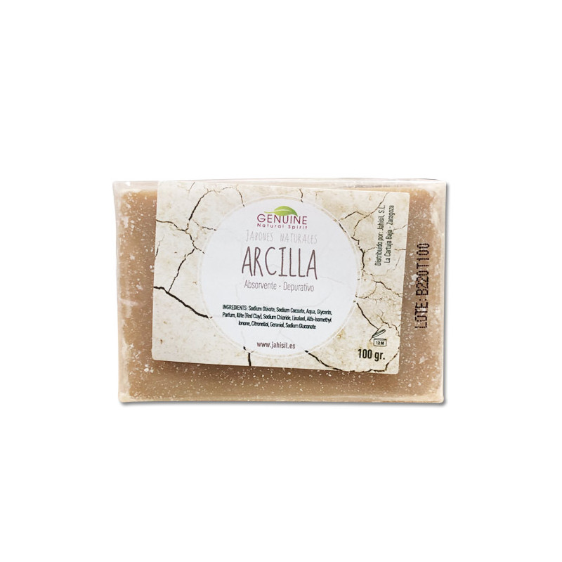 Genuine Jabon Natural Arcilla 100gr