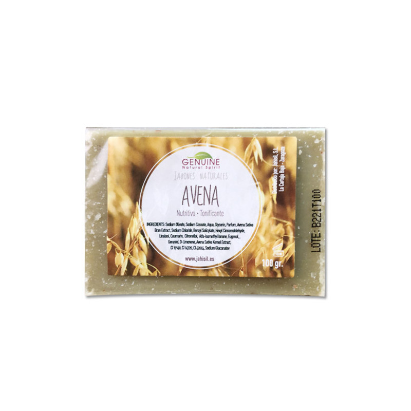 Genuine Jabon Natural Avena 100gr