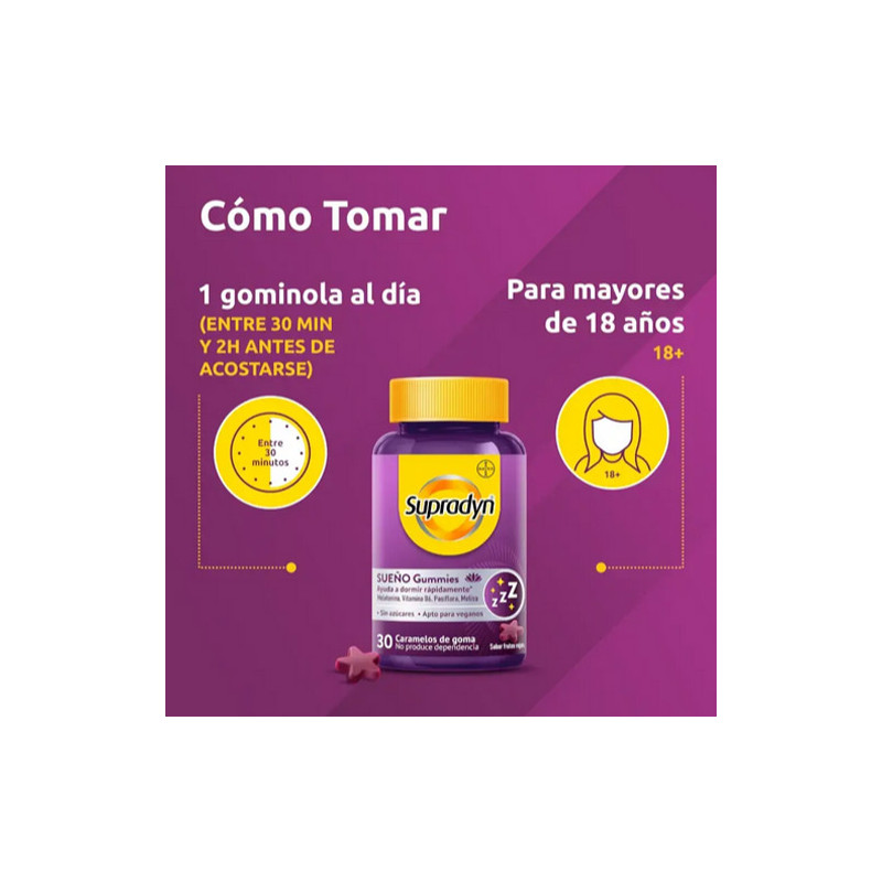 Supradyn Sueño Gummies 30Uds