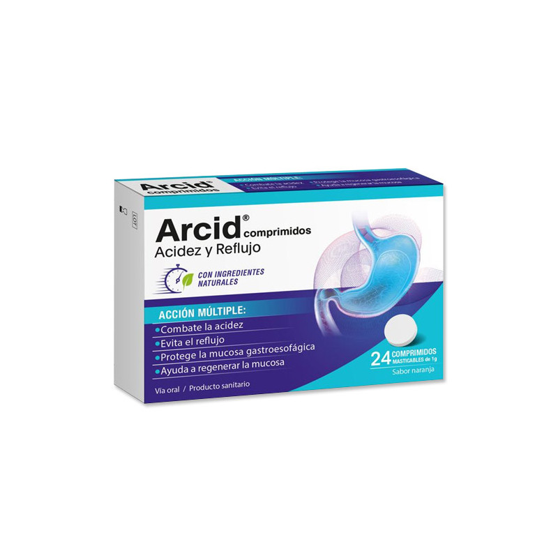 Arcid Acidez y Reflujo 24Comp Masticables