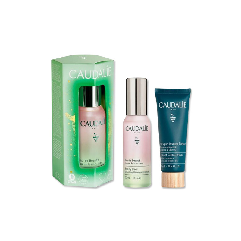 Caudalie Mascarilla Instant Detox 15ml + Agua de Belleza 30ml