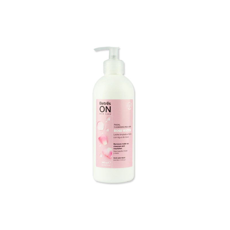 Betres On Leche Limpiadora Facial con Agua de Rosas 380ml