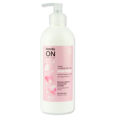 Betres On Leche Limpiadora Facial con Agua de Rosas 380ml
