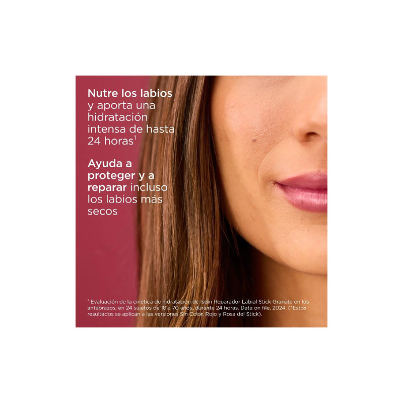 Isdin Reparador Labial con Acido Hialuronico Granate 4gr