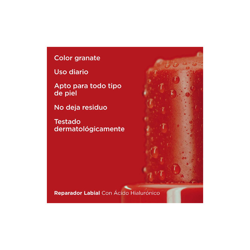 Isdin Reparador Labial con Acido Hialuronico Granate 4gr