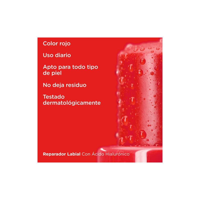 Isdin Reparador Labial con Acido Hialuronico Rojo 4gr