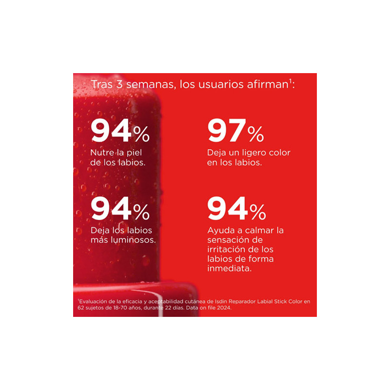Isdin Reparador Labial con Acido Hialuronico Rojo 4gr