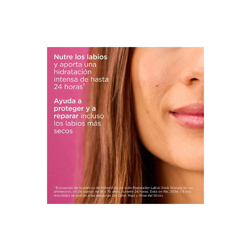 Isdin Reparador Labial con Acido Hialuronico Rosa 4gr