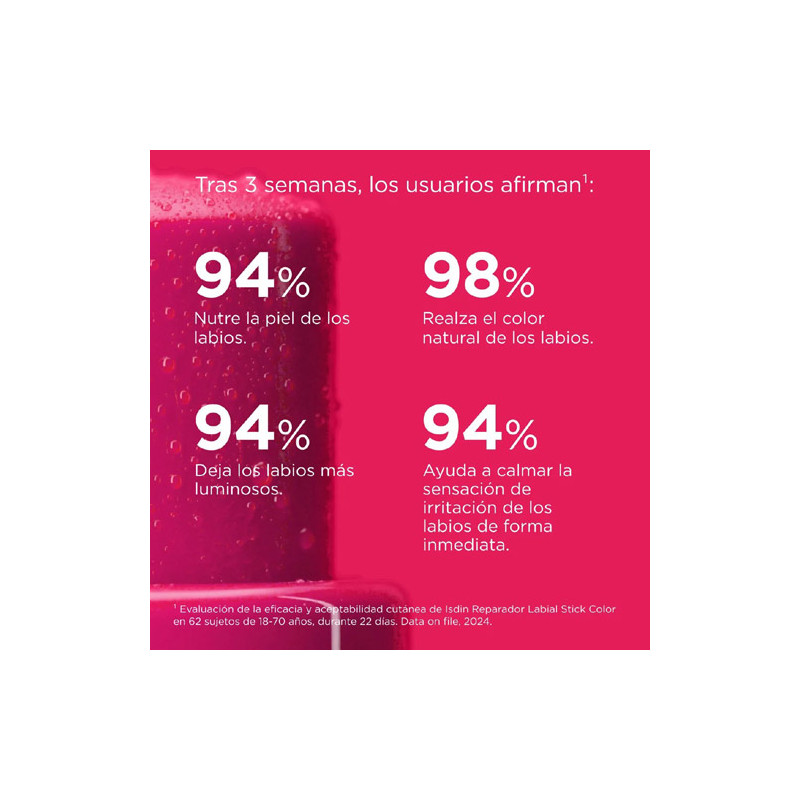 Isdin Reparador Labial con Acido Hialuronico Rosa 4gr