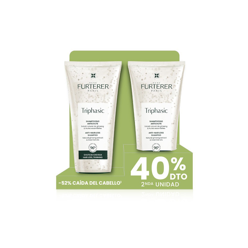 Rene Furterer Triphasic Champu Anticaida Duplo 2x200ml
