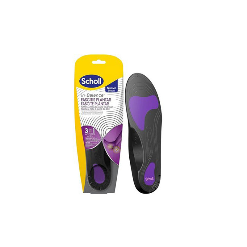 Scholl In-Balance Fascitis Plantar Plantilla Talla S 2Uds