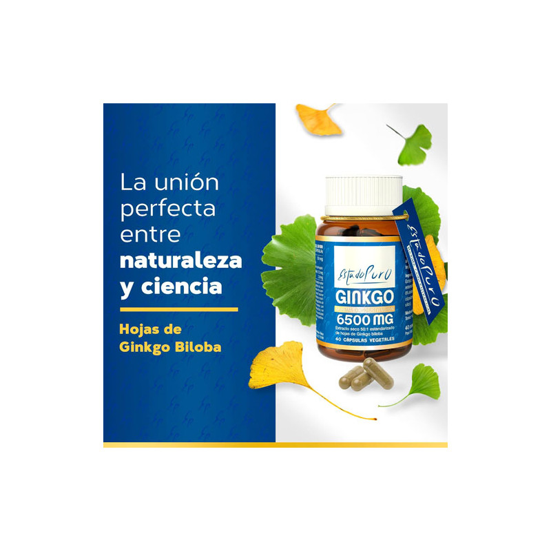 Estado Puro Ginkgo Maxima Concentracion 6500mg 40Caps