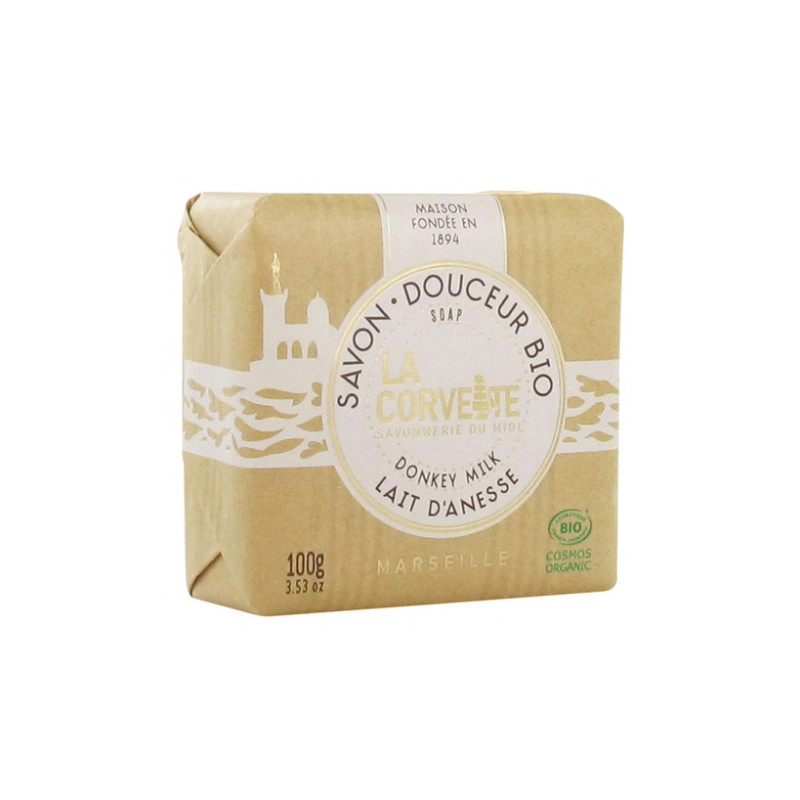 La Corvette Jabon en Pastilla Leche de Burra 100gr