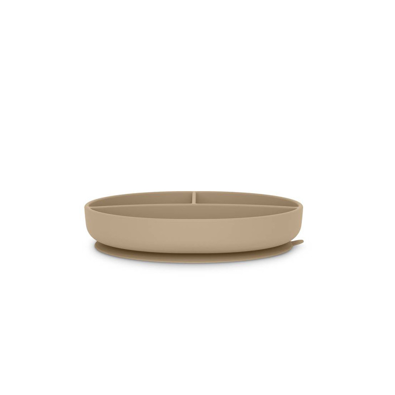 Suavinex Selection Plato Silicona Aprendizaje Divisiones Beige