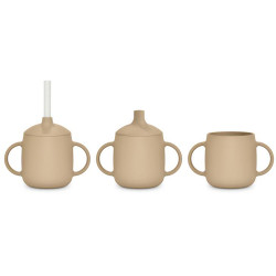 Suavinex Selection Taza Silicona Aprendizaje 3en1 Beige
