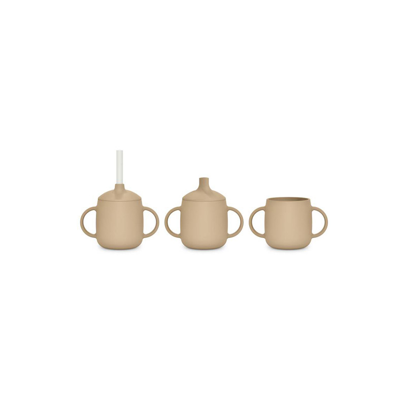 Suavinex Selection Taza Silicona Aprendizaje 3en1 Beige