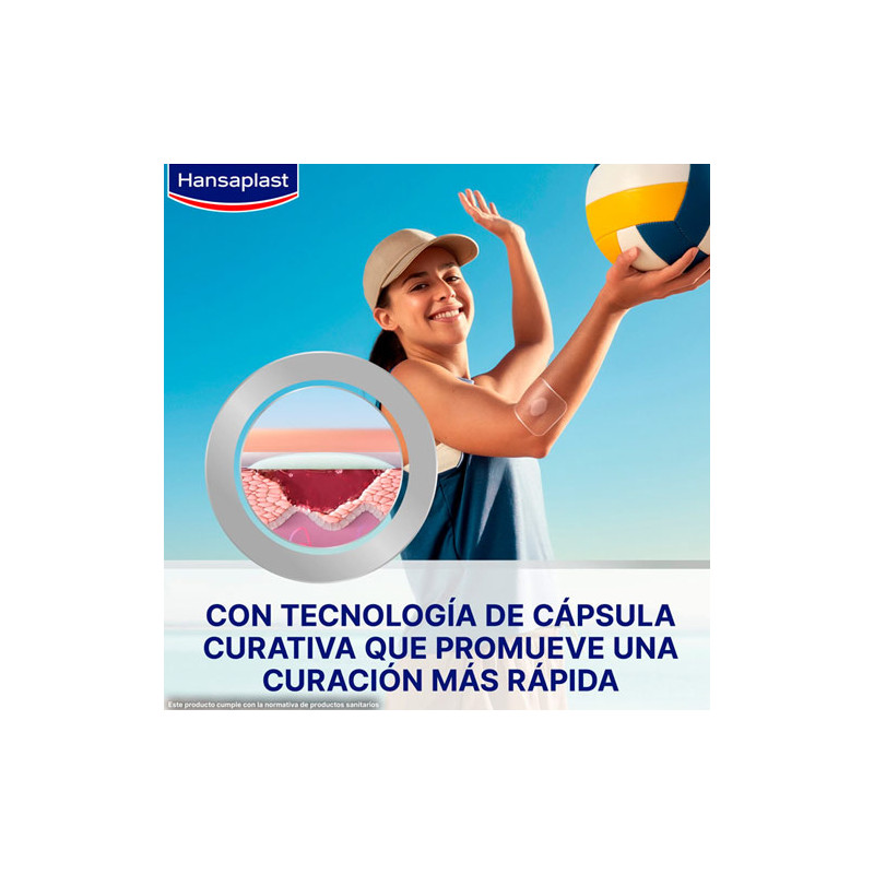 Hansaplast Second Skin Protection XL Parches 3Uds