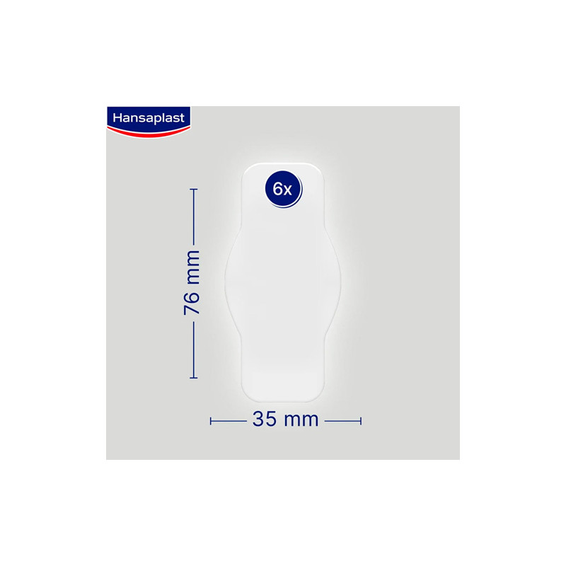 Hansaplast Second Skin Protection Parches 6Uds