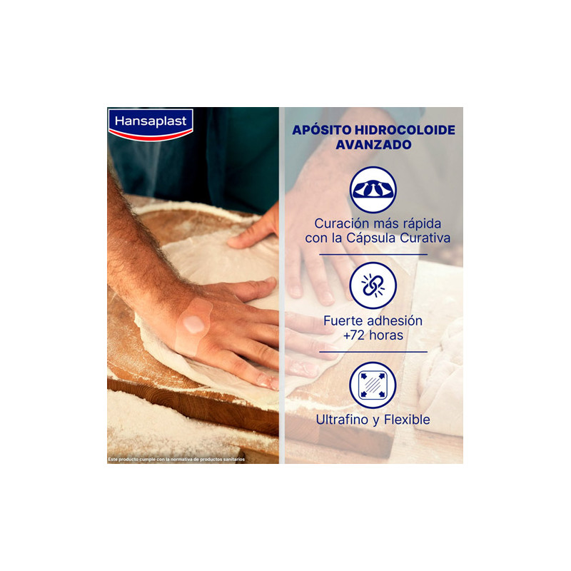 Hansaplast Second Skin Protection Parches 6Uds