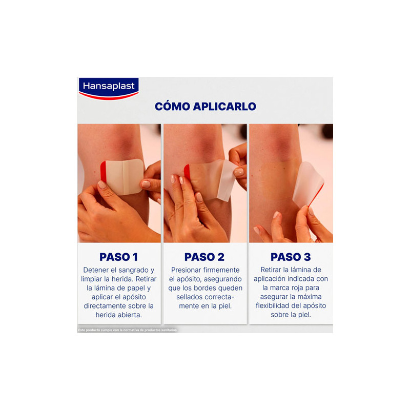 Hansaplast Second Skin Protection Parches 6Uds