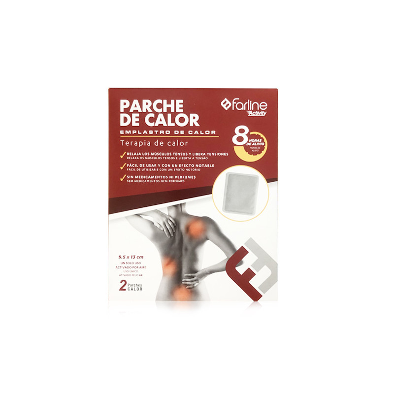 Farline Activity Parche de Calor Multilocalizacion 9,5x13cm 2Uds