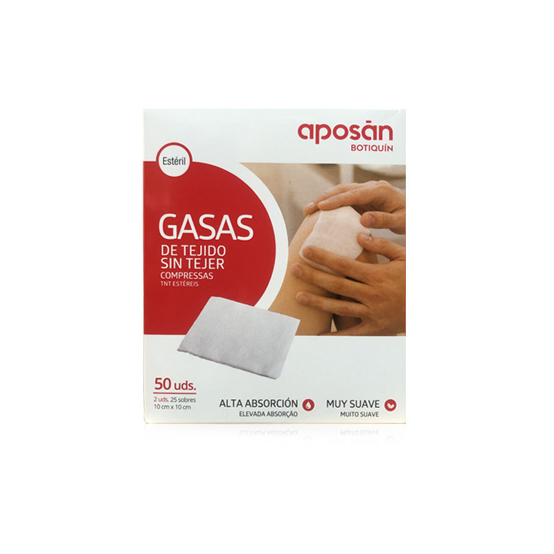 Aposan Botiquin Gasas 10x10cm 50Uds