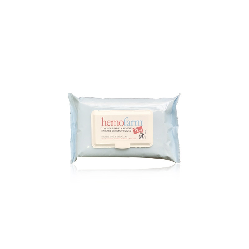 Hemofarm Plus Toallitas con Tapa 60 Uds