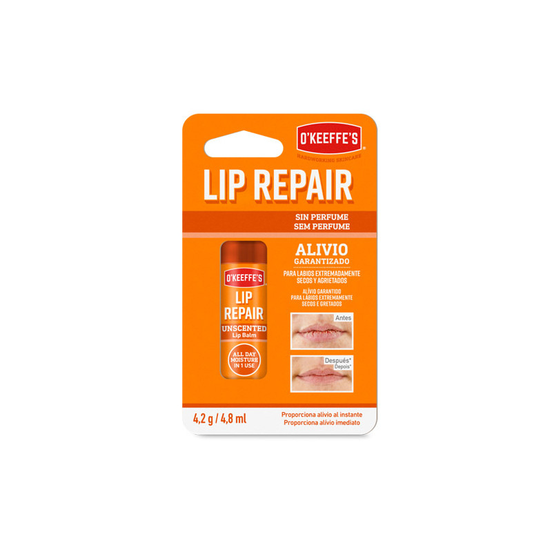 O Keeffes Balsamo Labial sin Perfume 4,2gr