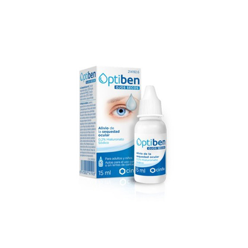 Optiben Ojos Secos Gotas 15ml