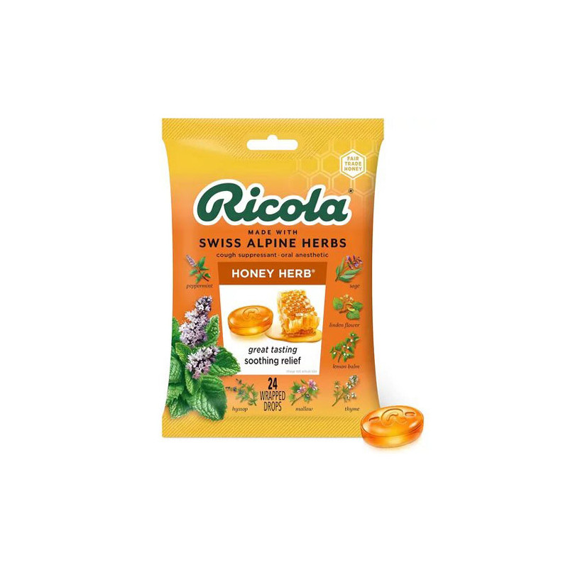 Ricola Caramelos Miel y Hierbas Bolsa 70gr
