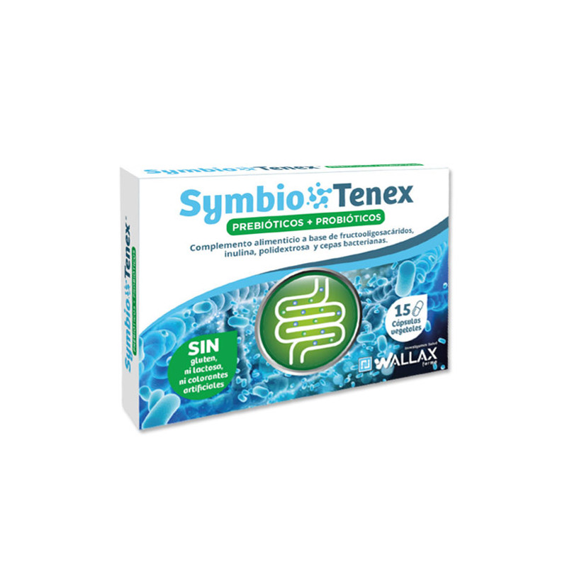 SymbioTenex Prebioticos + Probioticos 15Caps - Farmacia en Casa Online