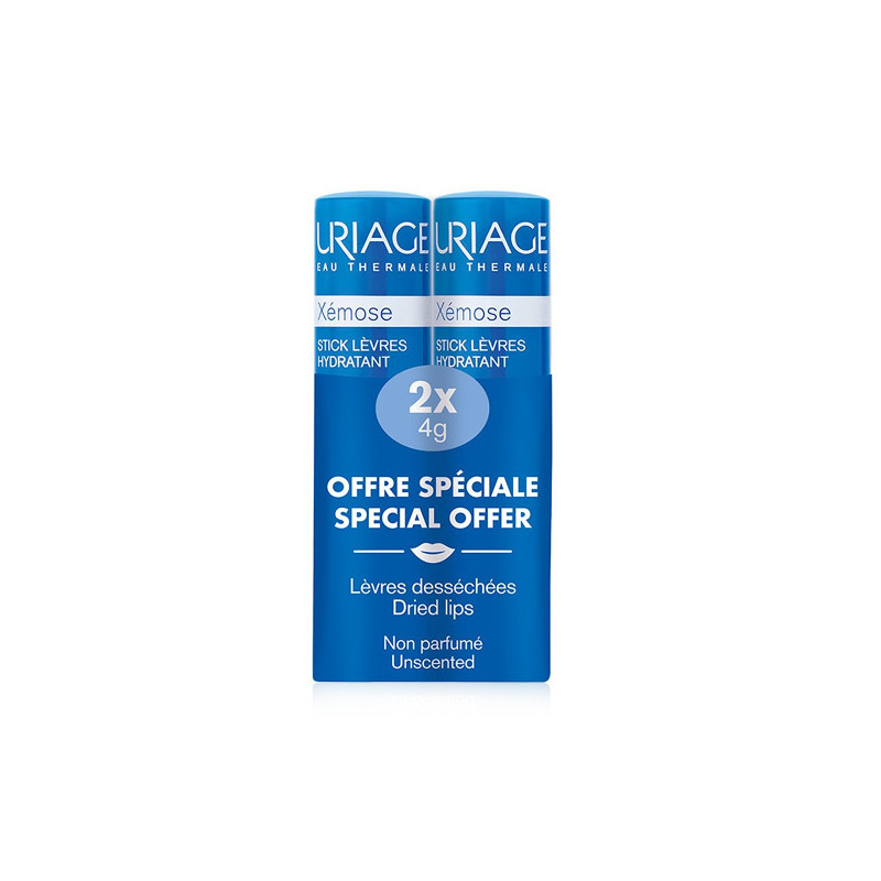 Uriage Xemose Labios Stick Duo 2x4gr