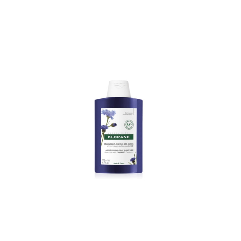 Klorane Champu a la Centaurea Cabello Blanco o Gris 200 ml